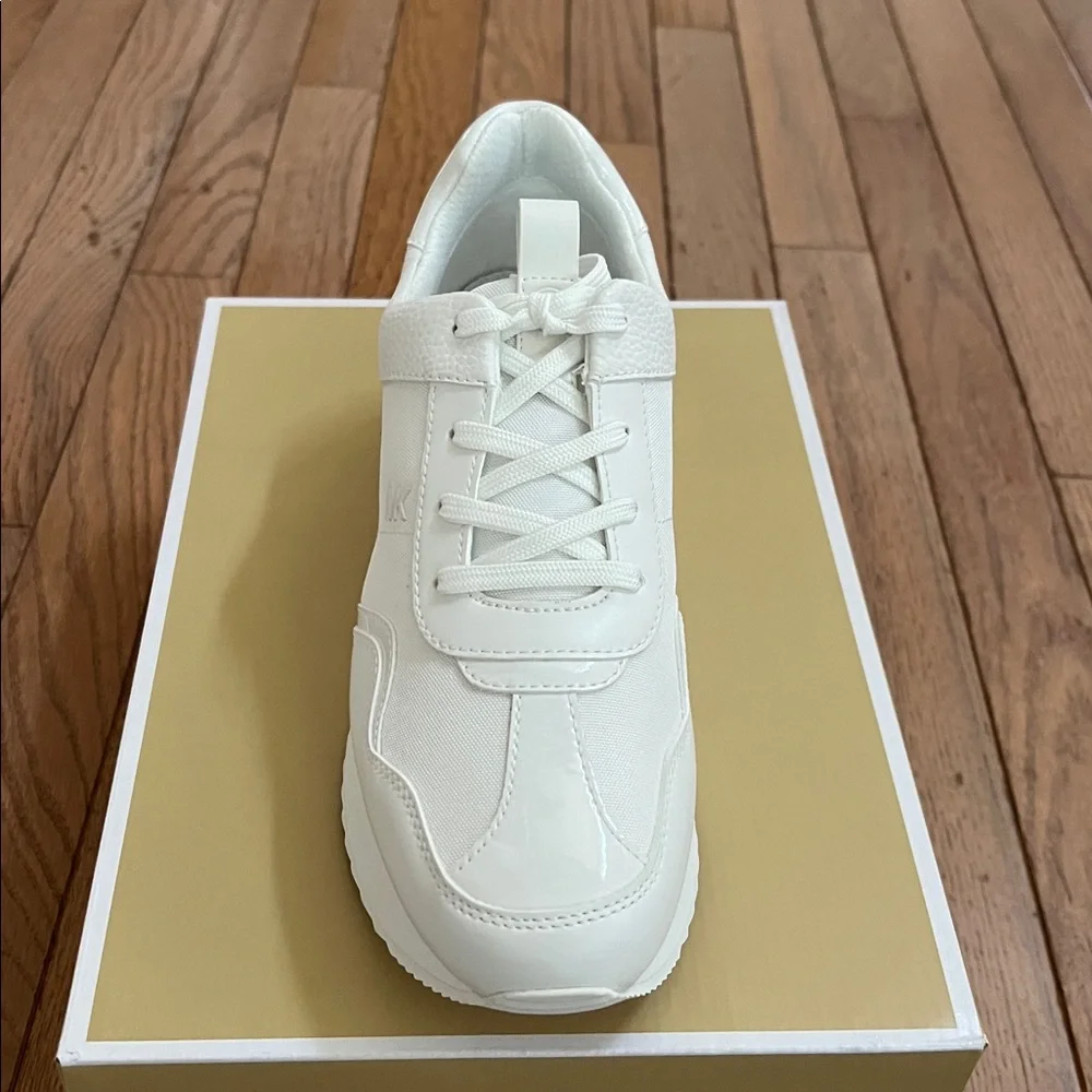 Michael Kors Women's Raina Lace-Up Trainer Running Sneakers - Picture 3 of 14